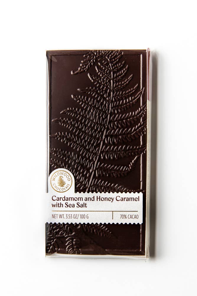 Wildwood Chocolate - Cardamom and Honey Caramel with Sea Salt