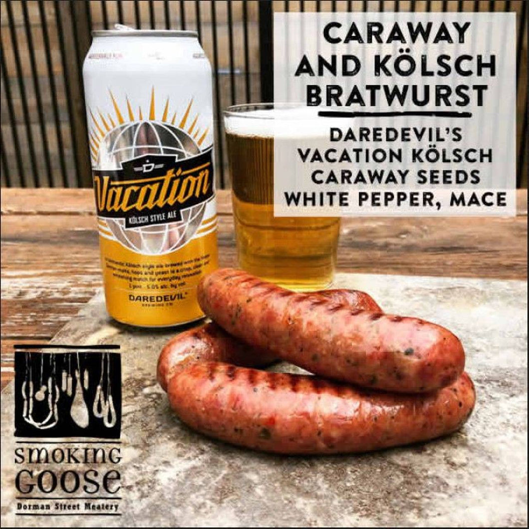 Smoking Goose - Caraway and Kolsch Bratwurst Pork Sausage