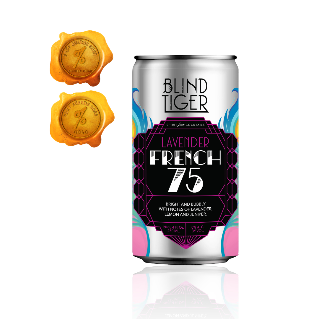 Blind Tiger Spirit-Free Cocktails - Lavender French 75 RTD (can