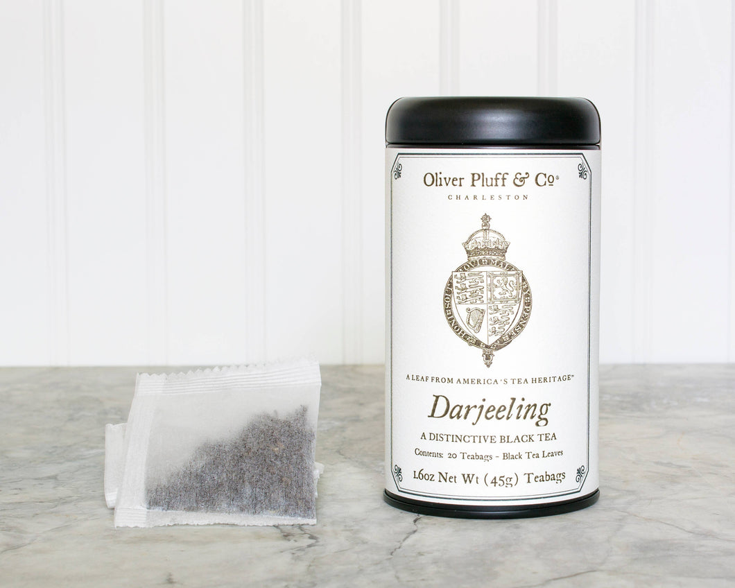 Oliver Pluff & Company - Darjeeling - 20 Teabags in Signature Tea Tin