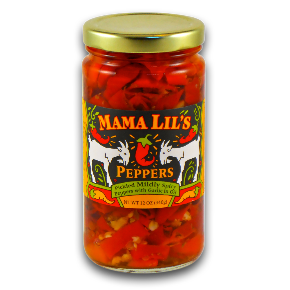 Mama Lil's - Mama Lil's Mildly Spicy Peppers In Oil (original) - 12oz