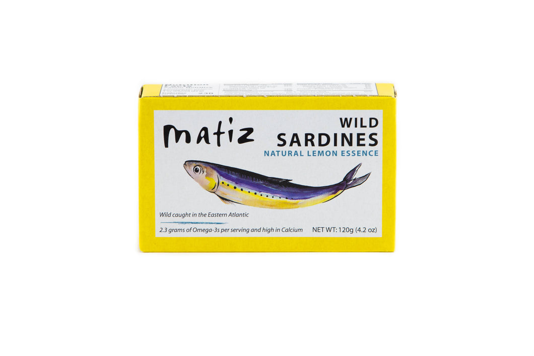 Matiz España - Matiz Sardines with Lemon - 4.2oz Tin