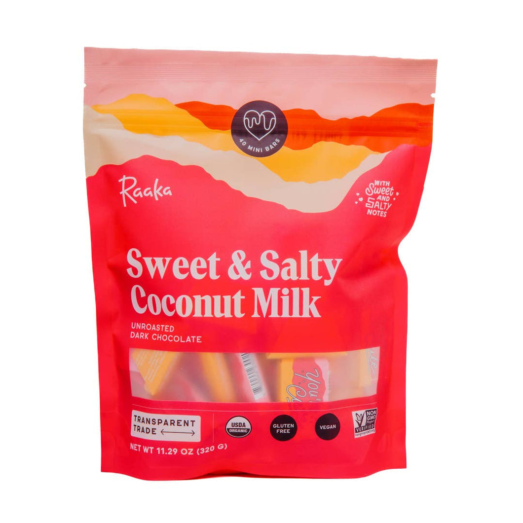 Sweet & Salty Coconut Milk Mini Chocolates - Valentine's Day