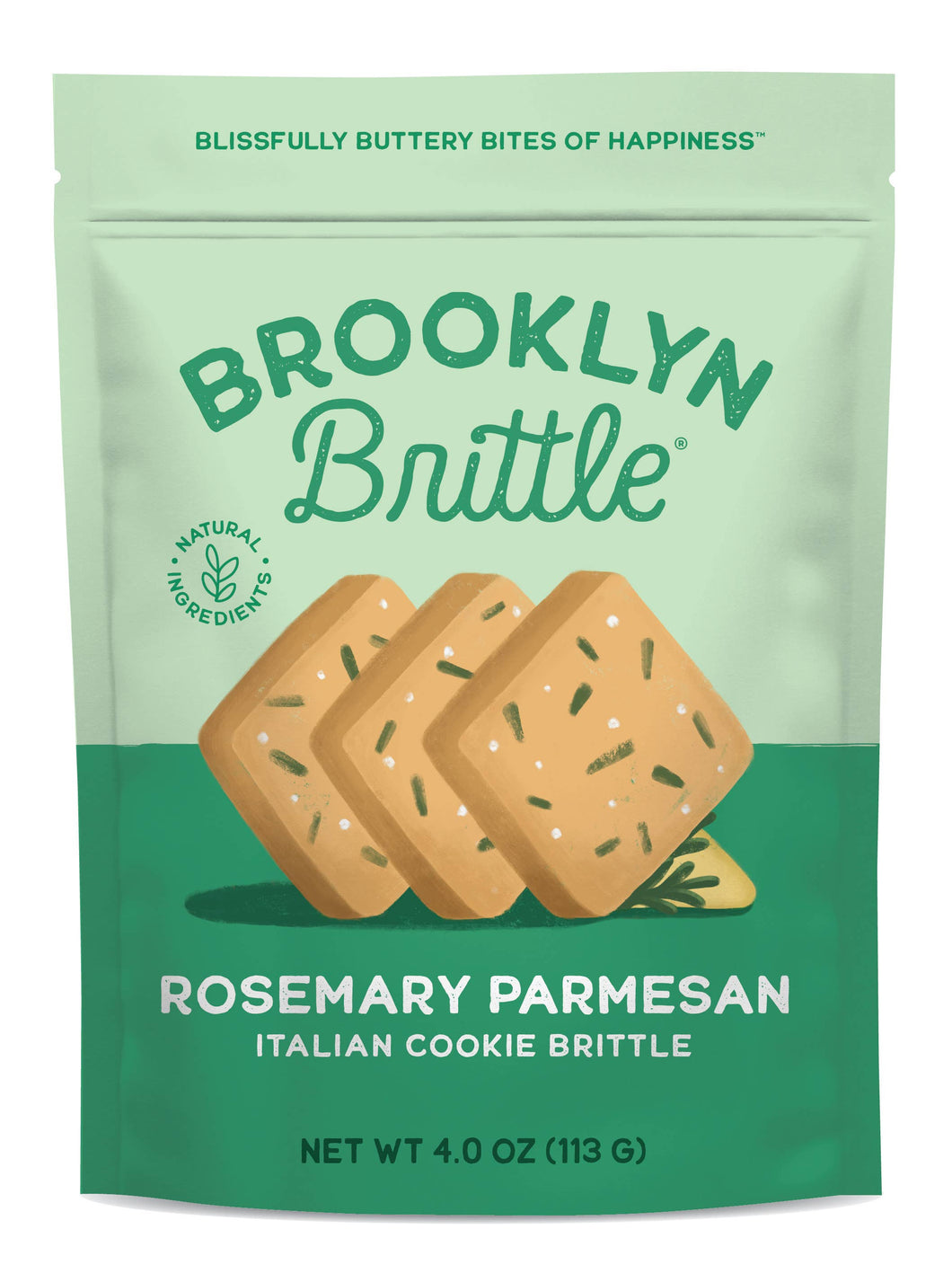 Brooklyn Brittle - Rosemary Parmesan Cookie Brittle