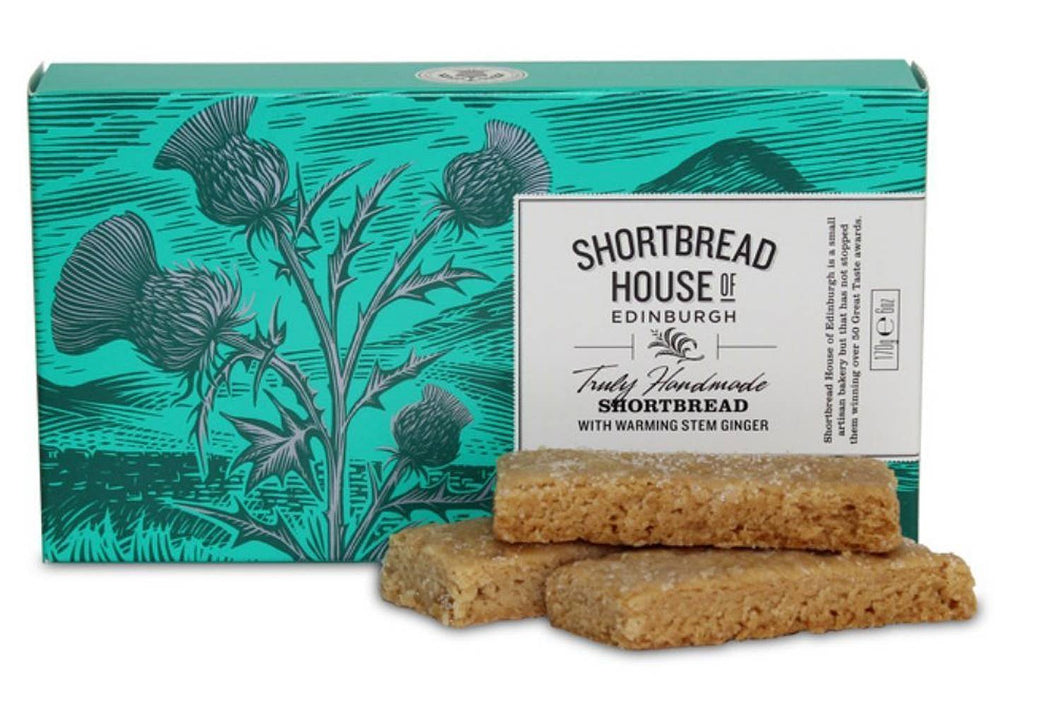 Shortbread House of Edinburgh - Shortbread Fingers Box - Stem Ginger