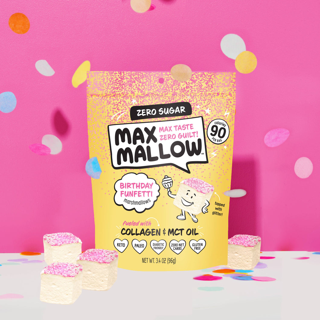 Max Sweets - Birthday Funfetti Max Mallow - Sugar Free Marshmallow
