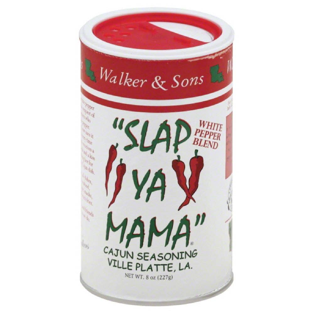 Slap Ya Mama Cajun Seasoning White Pepper Blend, 8 Oz