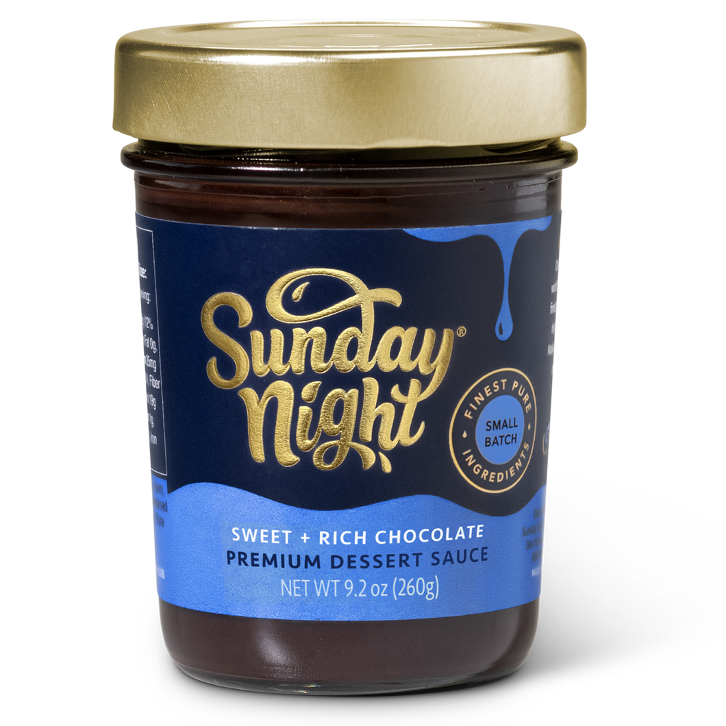 Sunday Night Foods - Sweet + Rich Premium Chocolate Dessert Sauce