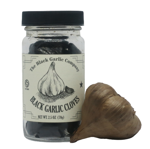 The Black Garlic Company - Black Garlic Cloves 4 oz Jar