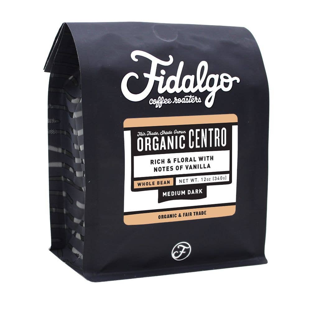 Fidalgo Coffee Roasters - 12oz Organic Centro WHOLE BEAN