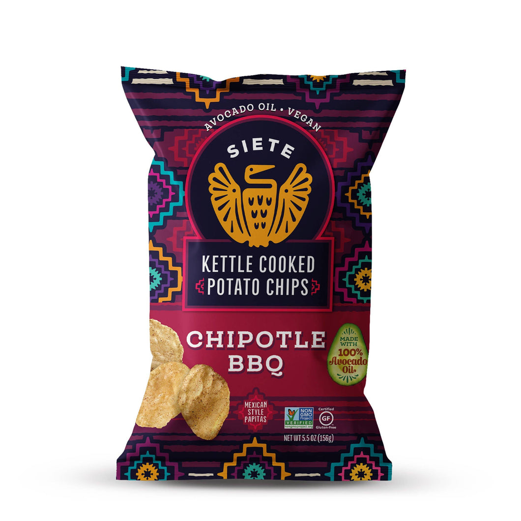 Siete Chipotle BBQ Kettle Cooked Potato Chips