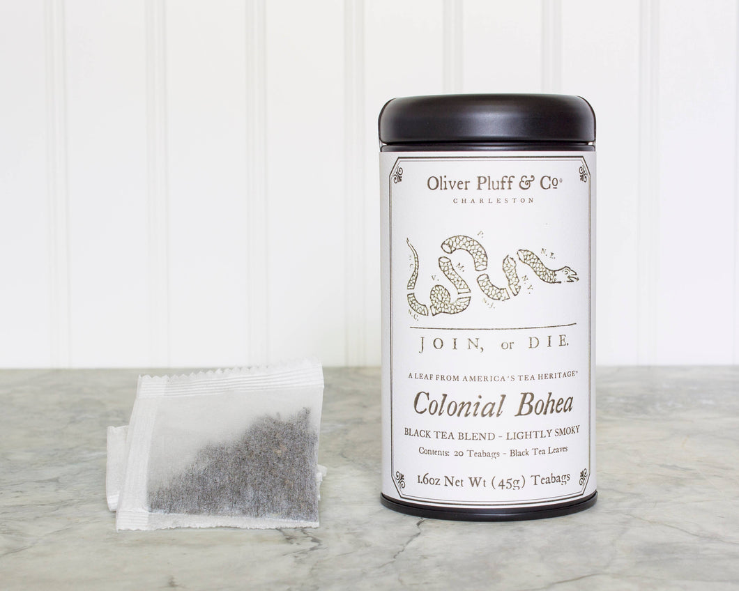 Oliver Pluff & Company - Colonial Bohea - 20 Teabags in Signature Tea Tin