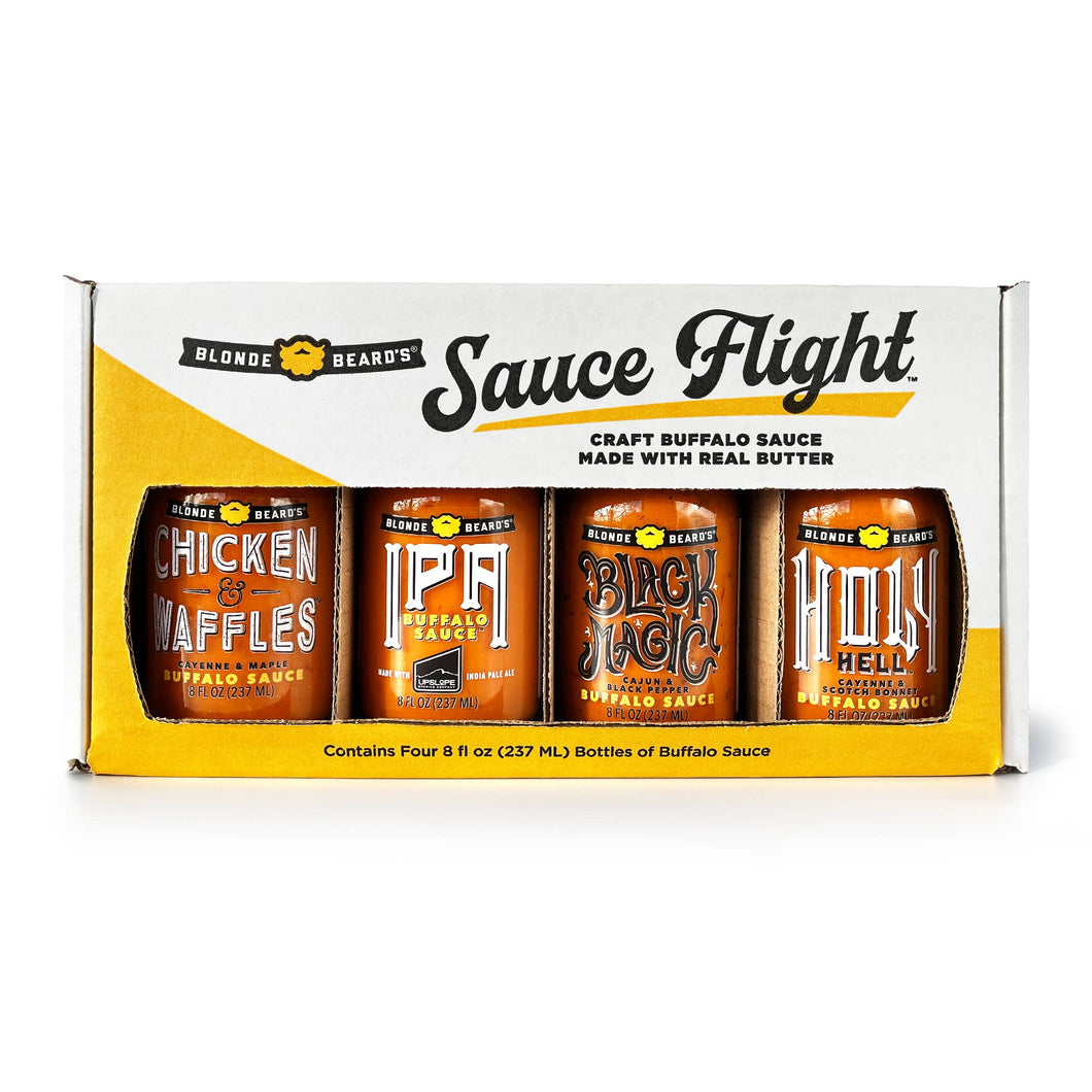 Blonde Beard's - Buffalo Sauce Flight Gift Set (4 pack)