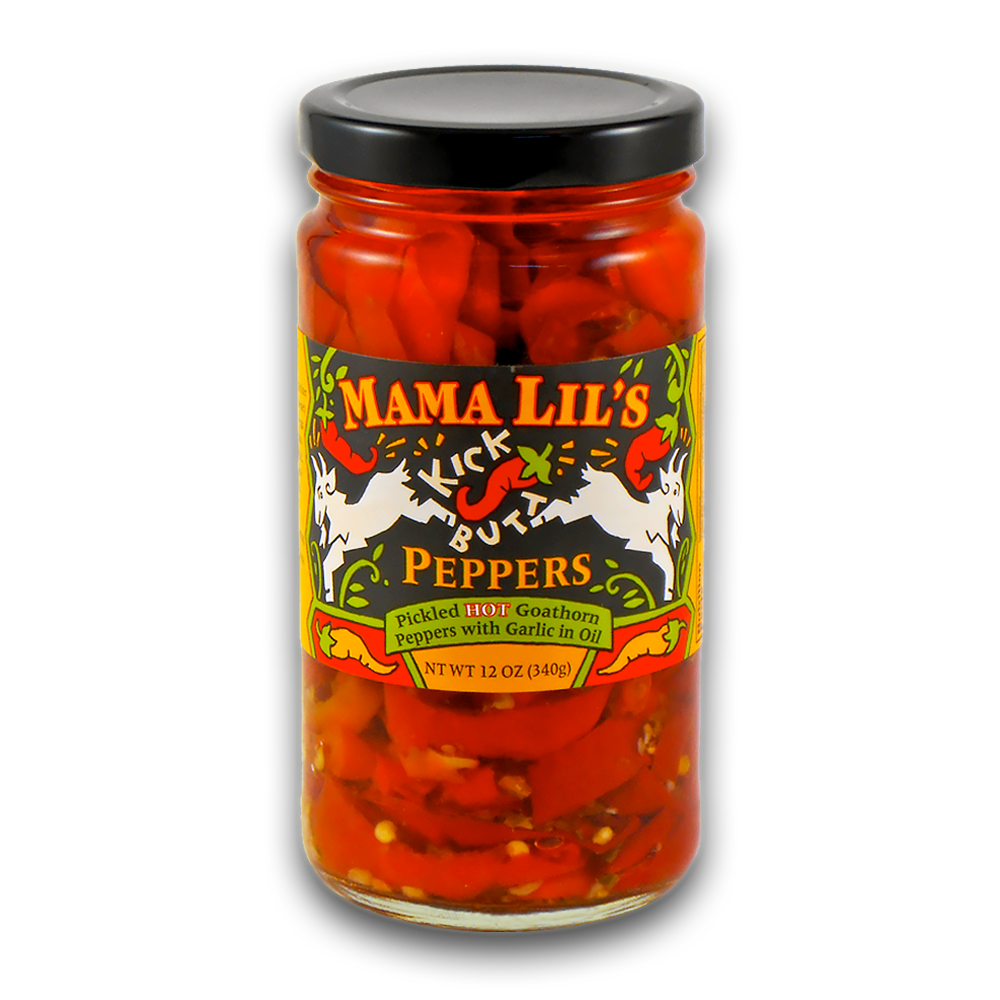 Mama Lil's - Mama Lil's Kick Butt Peppers In Oil (spicy) - 12oz