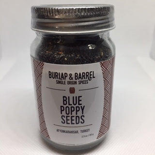 Burlap & Barrel blue Poppyseeds