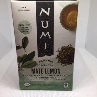 Numi Organic Yerba Mate Lemon Tea
