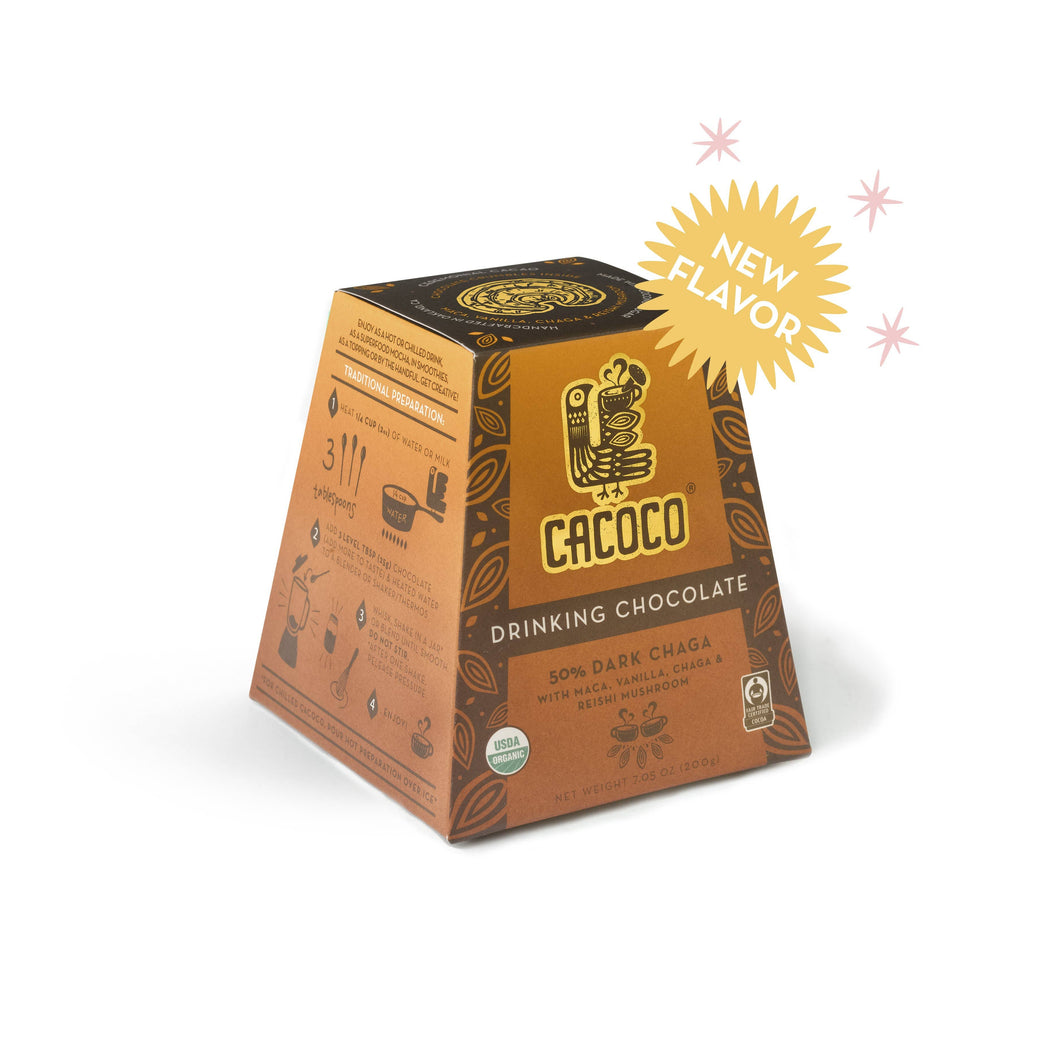Coracao Chocolate & CACOCO - 50% Dark Chaga Cacoco (7.05 Oz)