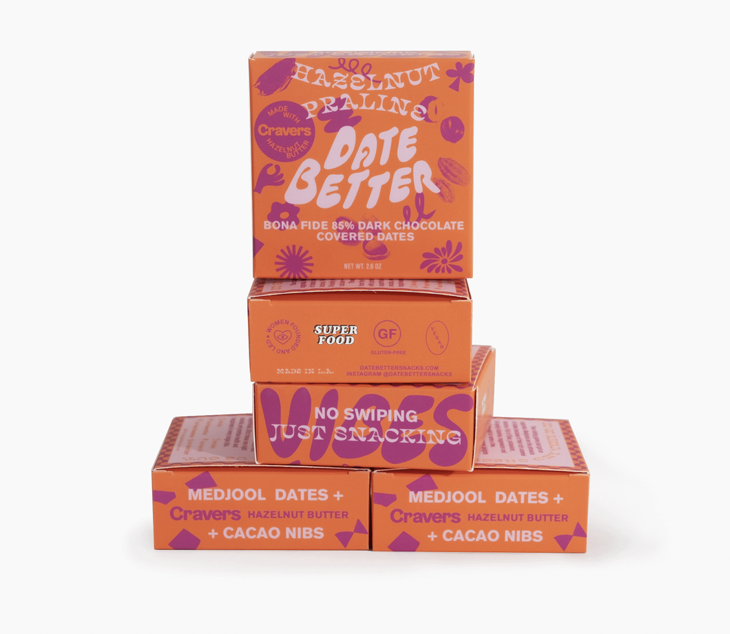 Date Better Snacks - Date Better X Cravers - Hazelnut Praline