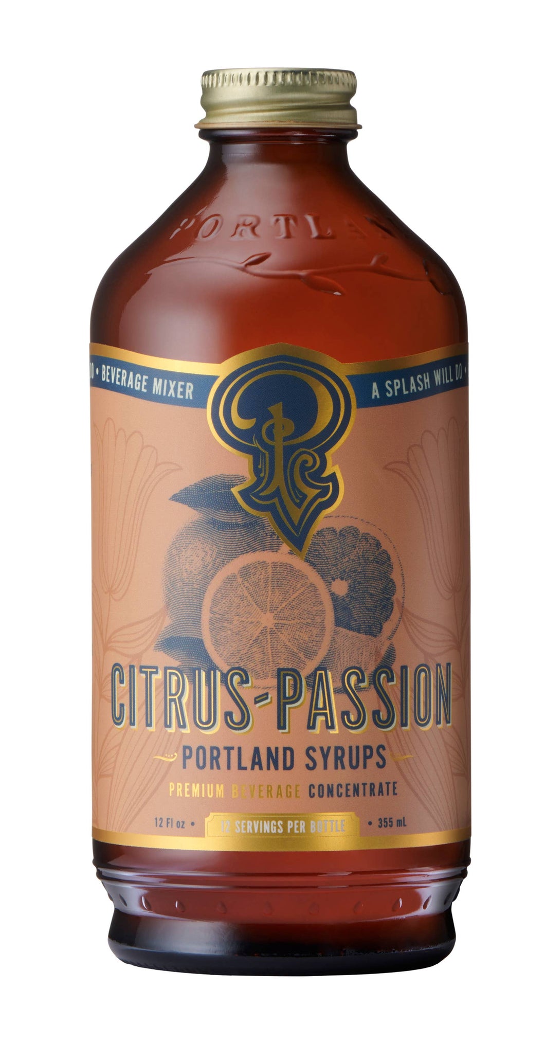 Portland Syrups Citrus Passion Fruit Syrup (12oz)