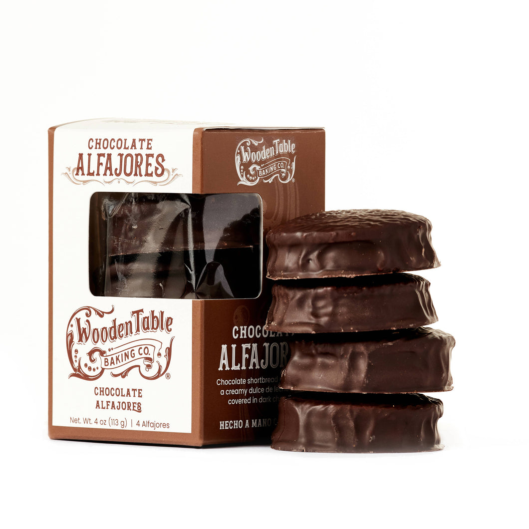 Wooden Table Baking Co. - Chocolate Alfajores - 4 pack