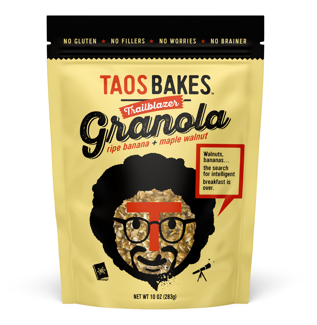 Taos Bakes - 10 oz Trailblazer Granola - Ripe Banana + Maple Walnut