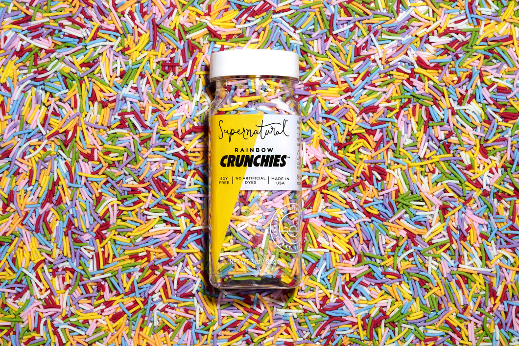 Supernatural - Dye-Free Rainbow Crunchies Sprinkles (Corn-Free)
