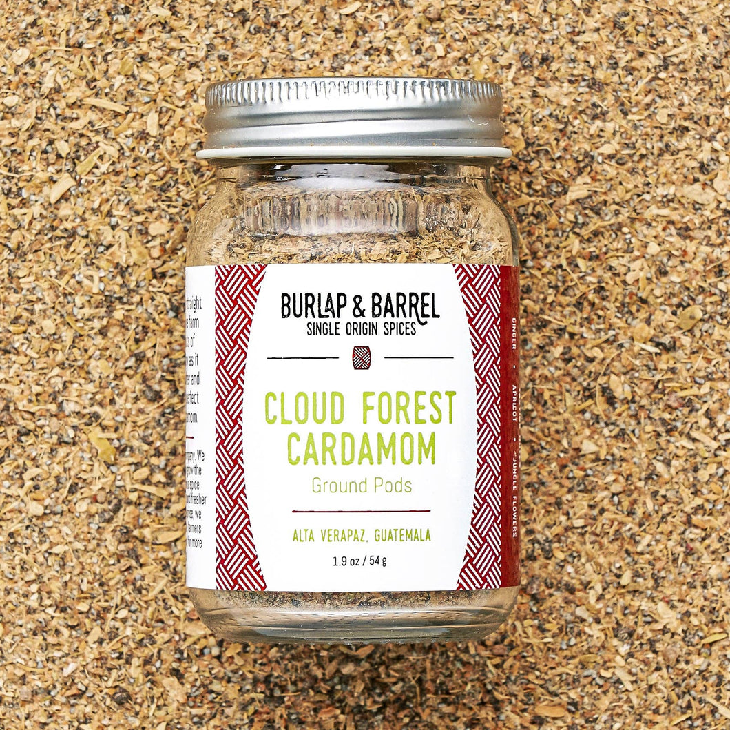Burlap & Barrel - Cloud Forest Cardamom (Ground Pods) - Single Origin Spice