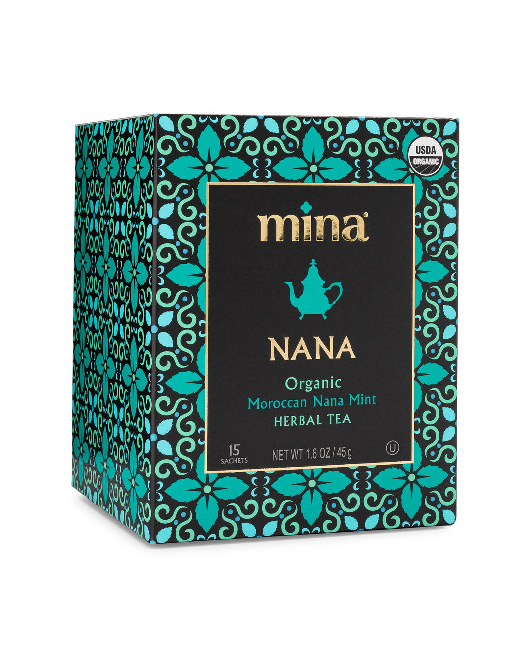 Mina - 15 ct Nana Organic Moroccan Nana Mint Herbal Tea