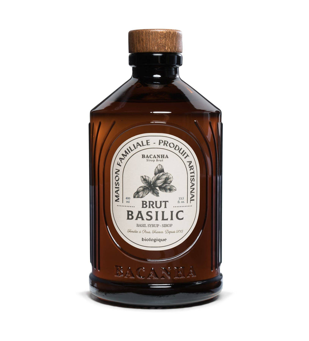 Bacanha - Sirop de Basilic Brut - Biologique - 400ml