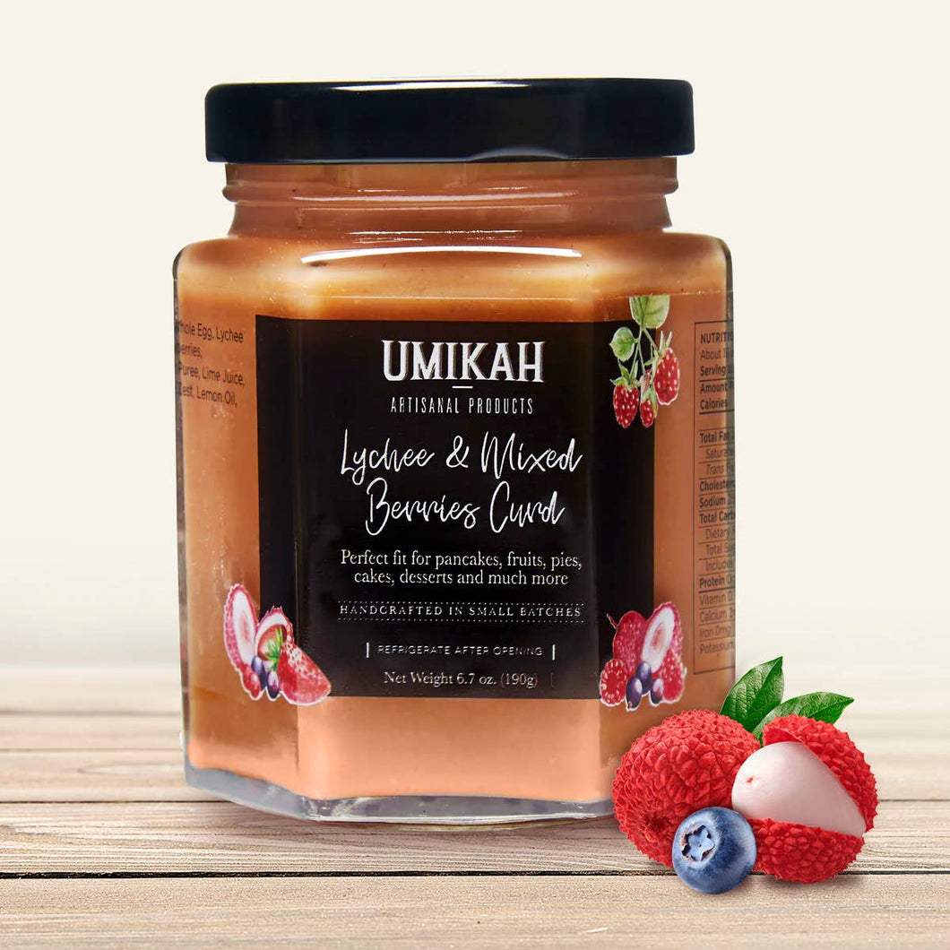 Umikah - 6.4 oz Lychee & mix berries curd