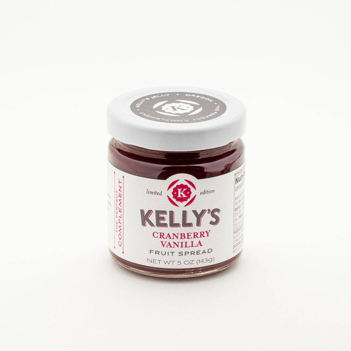 Kelly's Jelly - Kelly's Cranberry Vanilla Fruit Spread – Anchor Pantry