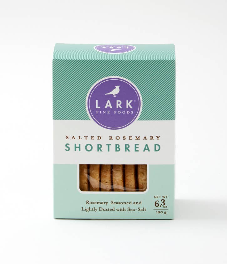 Lark Fine Foods - Salted Rosemary Shortbread - 6 oz