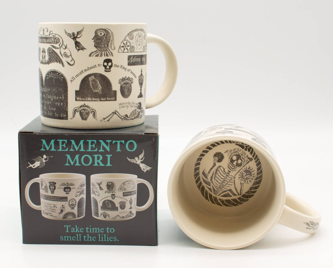 Unemployed Philosophers Guild - Memento Mori Coffee Mug