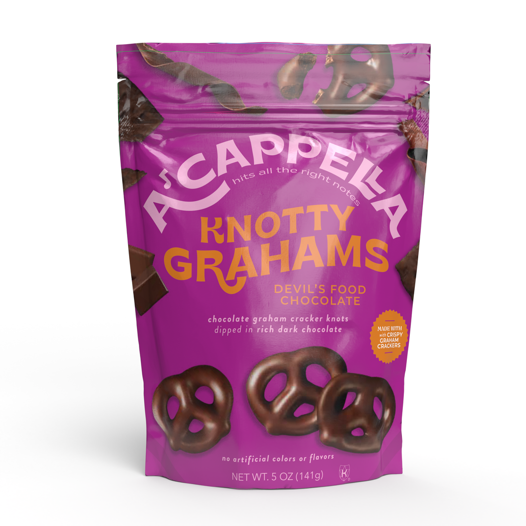 A'cappella Knotty Grahams - Devil's Food Chocolate