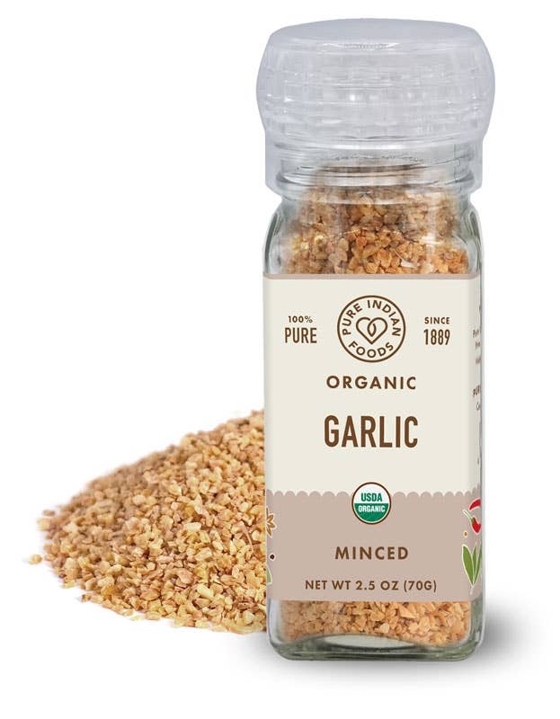 Garlic Minced, Certified Organic