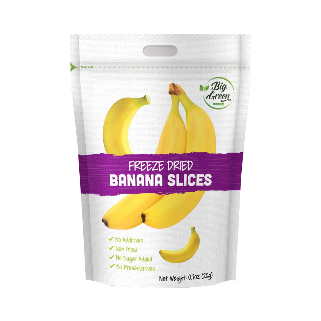 Big Green Organic Food - Freeze Dried Banana Slices