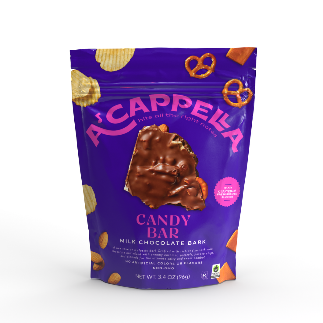 A'cappella Chocolate - A'cappella Chocolate Bark - Candy Bar