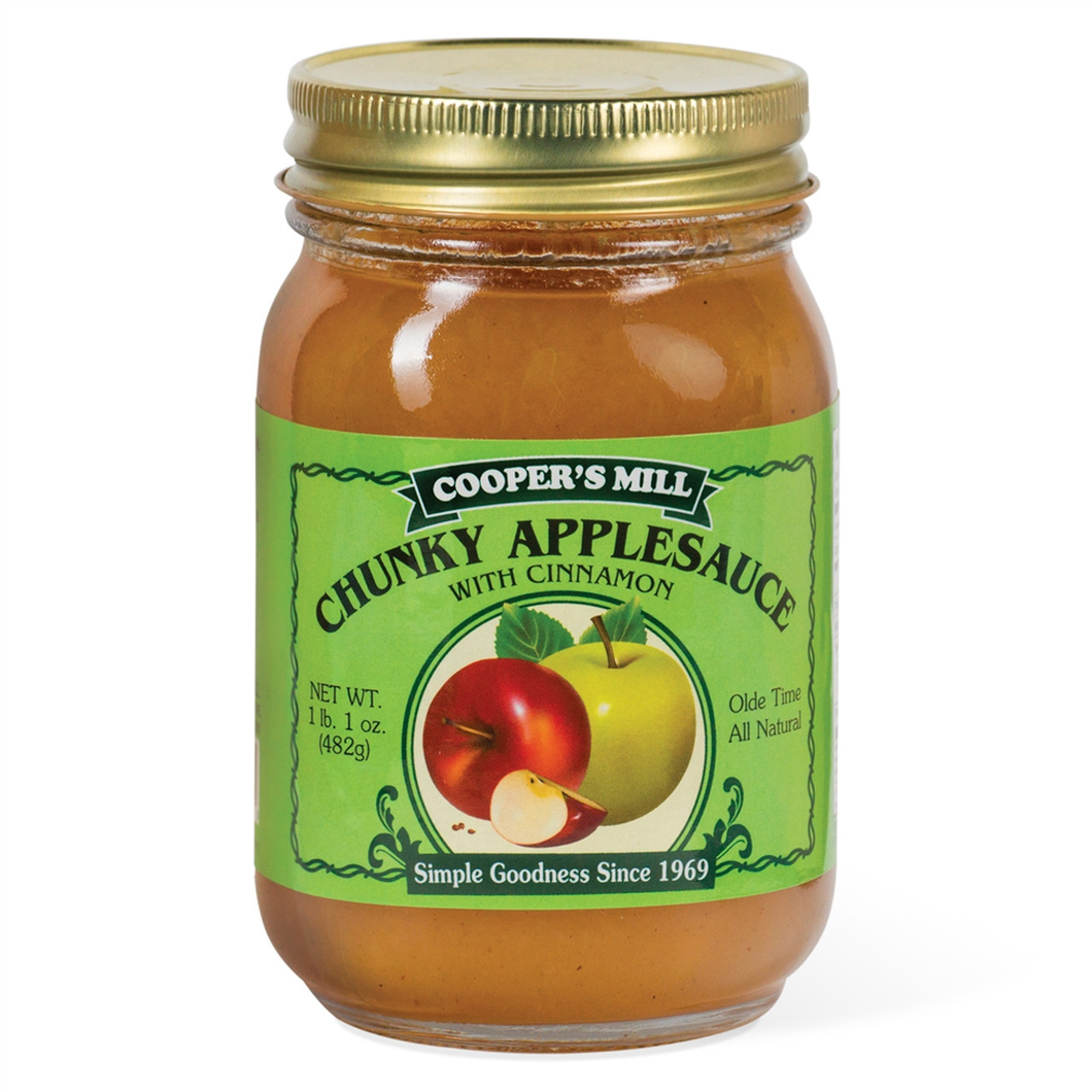 Cooper's Mill - Chunky Applesauce With Cinnamon Pint