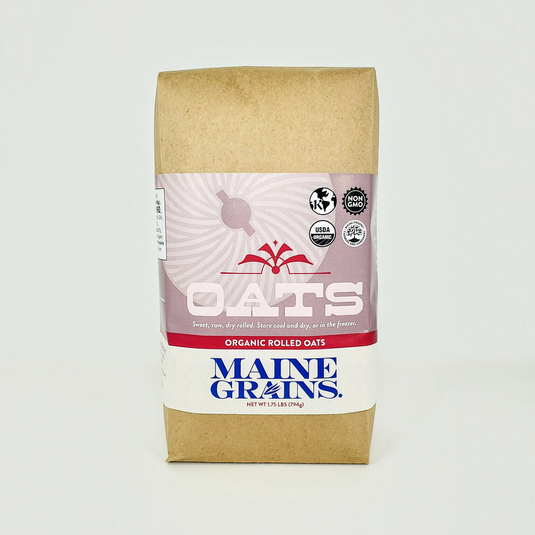 Maine Grains - Organic Rolled Oats / 6x1.75#