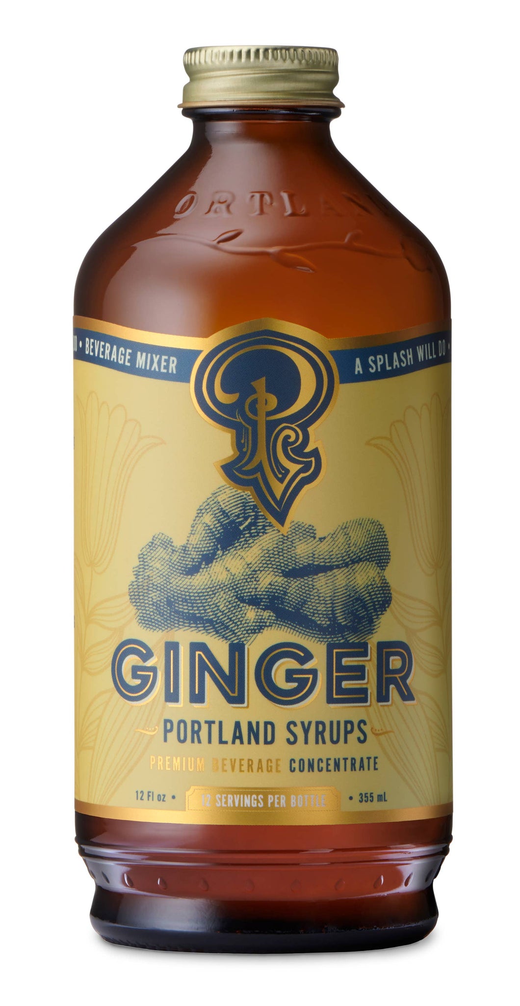Portland Syrups Ginger Syrup (12oz)