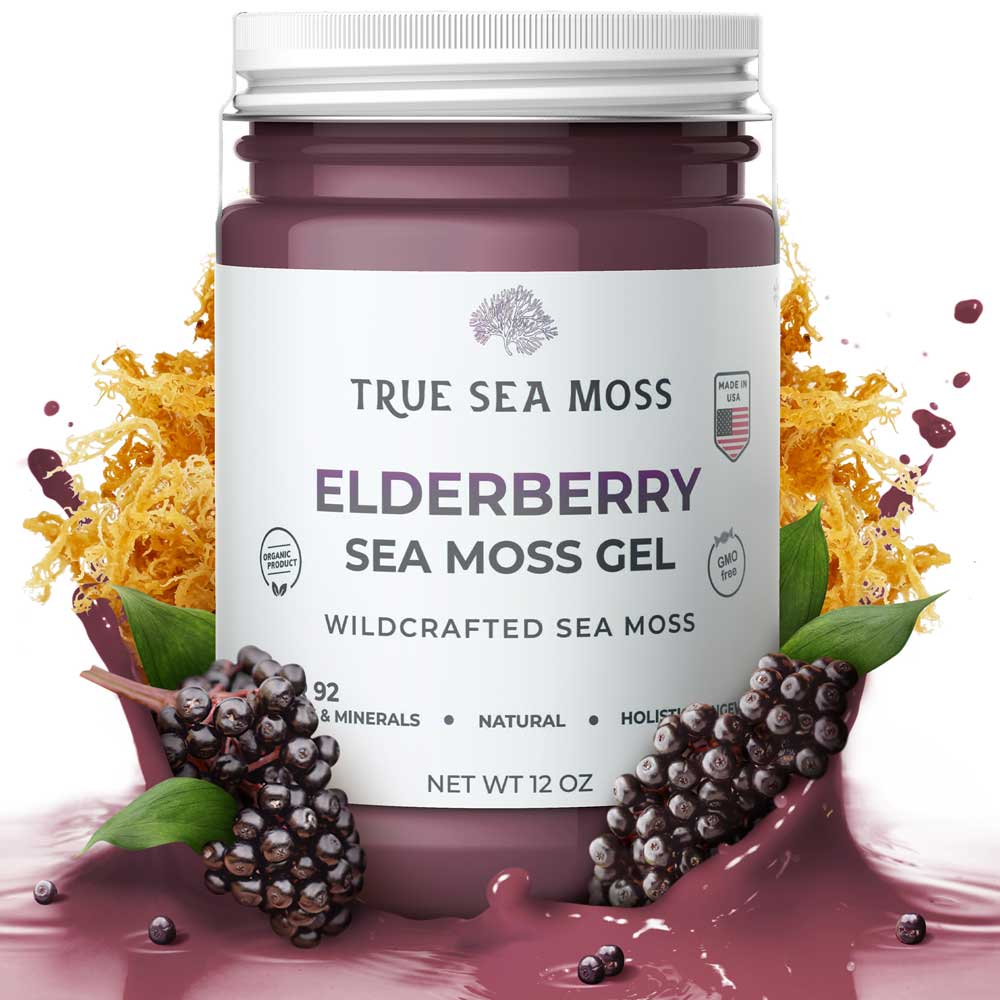 TrueSeaMoss - ELDERBERRY SEA MOSS GEL: 1 Pack