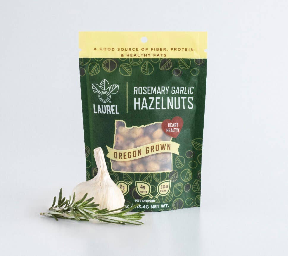 Laurel Foods - Hazelnut Kernels, Rosemary Garlic, 4 oz SUP