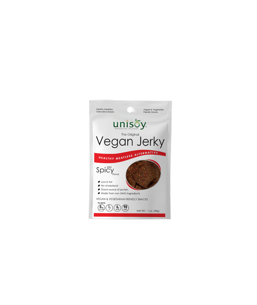 1 oz Spicy Unisoy Plant-Based Jerky