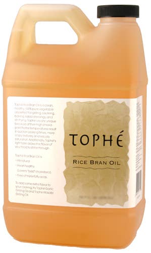 Golden West Specialty Foods - Tophé Pure Rice Bran Oil - 64oz