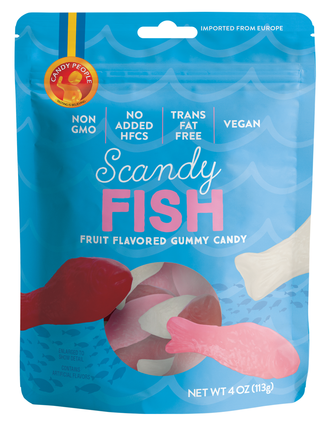 Candy People USA - Scandy Fish - 4oz. 10pk